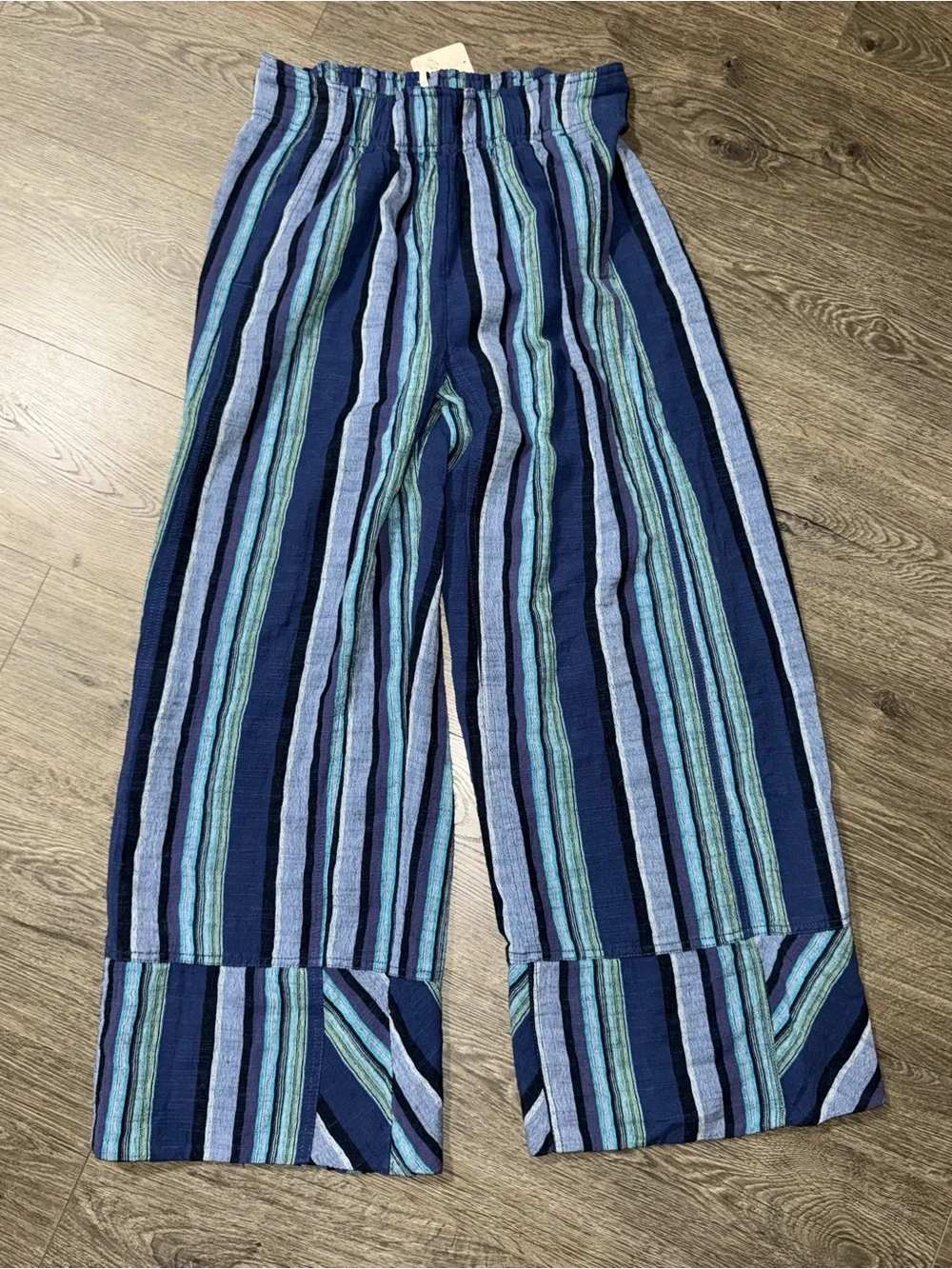 *NWT* Free People - Days End Linen Stripe Pant